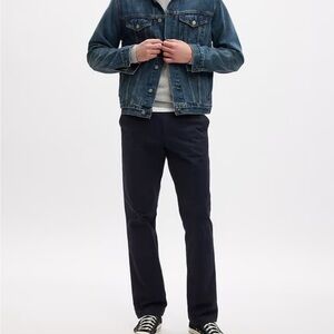 GAP Men's Modern Straight Khakis Classic Navy Blue 32 x 30 NWT